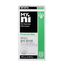 일동제약 남성 활력 멀티 비타민 미네랄 종합 영양제 비타민B1 B2 B6 B12 아연 셀레늄 마카 옥타코사놀 산수유 나이아신 멀티미네랄 20대 30대 40대 50대 60대 남자 수험생 중년남성 피로 보충제 건강기능식품 선물 추천, 1개, 60정