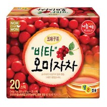 녹차원비타오미자차 20티백(다섯가지 맛 오미자), 총 수량