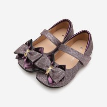 [국내 매장판] 롬크 마리 글리터 메리제인 여아구두 키즈신발 다크 바이올렛 - DARK VIOLET GLITTER 215032