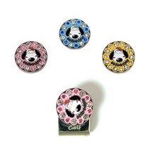 DOGGY 원펏 큐빅 볼마커 롱기 상품용 골프팀 골프장 독특한 볼위치 자석, CB-9(블루)