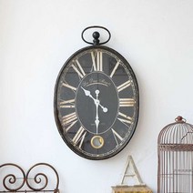 벽시계 레트로 감성 엔틱 추시계 벽시계 선물용, 엔틱벽시계(대)