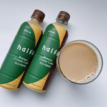 빙그레 하프커피 바나나크림라떼 페트음료 410ml, 10개