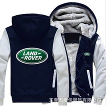 하드쉘자켓 수입밀리터리 밀리터리바람막이 미군바람막이 겨울 인쇄 랜드 로버 자동차 로고 두꺼운 캐주얼 코트 남자 지퍼 남자 봉제 코트