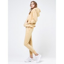 [아키클래식] NEW COLOR 여성 트레이닝복 세트 아이콘로고 후드 + 조거팬츠 / 바닐라 옐로우
