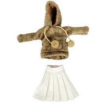 핑크 겨울 따뜻한 롱 코트 자켓 복장 바비 인형 의류 1/6 bjd 액세서리 diy 장난감 아이 소녀, Set 22