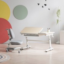 [위드그로우] 스마트 2.0 높이각도조절 책상+지니의자 Y402S 세트, 상세 설명 참조