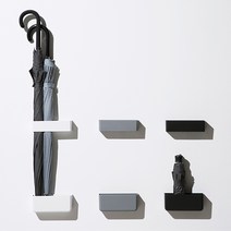 골든트리 마이룸 자석형 우산꽂이 현관문 우산거치대 우산통, 화이트 (18.5cm x 5cm)