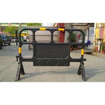 이동식 휀스 안전바 안전 펜스 난간 바리게이트 바리케이트 주차장, 1400x1000빨간색가중신소재7KG