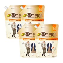 [세제 1위 브랜드] 테크 울드라이 중성세제 1.3L*4 옷감보호 울전용 세탁세제 속옷 수영복 운동복 세탁, 1.3L, 4개