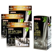 삼육 검은참깨 두유, 190ml, 48개