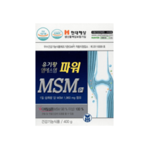 유황닷컴 유기황 파워MSM 400g 분말형 1통