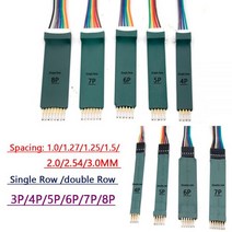 ARM JTAG 프로브 도구 PCB 테스트 스탠드 버닝 클립 핀 고정장치 디버그 다운로드 프로그램 1.27mm 1.5mm 2.00mm 2.54mm 2P 3P 4P, double row 2P