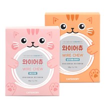 캣츠모리 와이어츄 15g x 7개입 고양이 덴탈껌 치석제거, 닭고기 맛 7개입