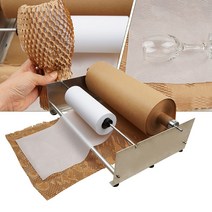 우림 종이에어캡 친환경 뽁뽁이 포장지 종이완충재 종이 포장재, 메가디스펜서(싱글)