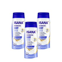 이사나 바디밀크 400ml ISANA reichhaltige Bodymilk, 3팩