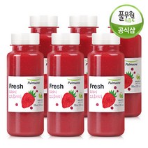 [풀무원녹즙] 프레시 스무디 딸기주스 스트로베리주스190mlx6병, 190ml, 6개