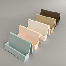 명함꽂이 명함받침대 파스텔 스탠드 가게 오픈선물, 핑크