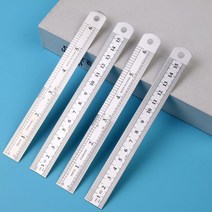 쇠자 양면 스테인레스 (15cm) 2P 스틸자 철자 쇠자 스틸자 스텐자 눈금자, 꿀템≫본본품◐º
