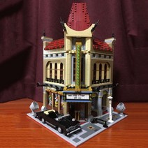 클래식 핫 모델 Moc 모듈러 빌딩 블록 벽돌 액션 피규어 교육 어린이 소녀 완구, 11 palace cinema