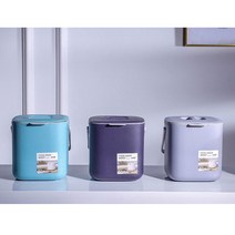 다용도 물빠짐 음식물 쓰레기통, 파스텔쓰레기통 모던그레이