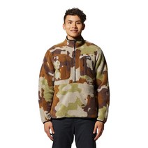 Mountain Hardwear 남성용 표준 HiCamp 플리스 풀오버 코로조 너트 파인 카모 M 마운틴하드웨어