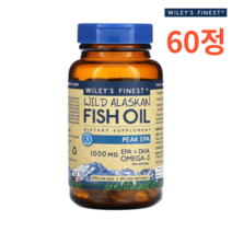 윌리스파이니스트 와일드알래스칸 피쉬오일 알티지오메가3 1000mg 60정