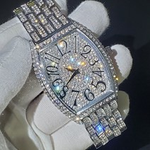 힙합시계 relogio masculino missfox 44mm iced 남자명품시계