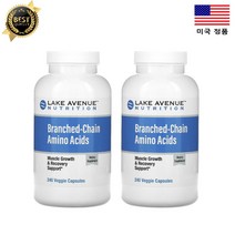 1+1 레이크에비뉴 뉴트리션 분지사슬 아미노산 베지 캡슐 240정 루신 류신 발린 2개월분
