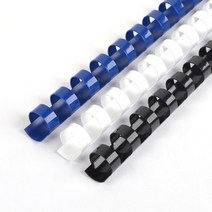 플라스틱 제본스프링 루즈링 22mm 50개 다꾸용품 중고등학생 타공기루즈링 플라스틱링 다이어리제작 타공, 흰색