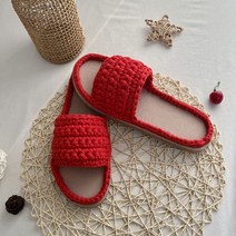 도두리 DIY 손뜨개 코바늘 뜨개질 실내화 취미 만들기 키트 패키지 뜨기 - 동영상제공, 별빛에 화이트, 250mm