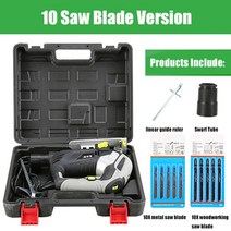 밀링머신 라우터비트 호환 980W 220V 지그 톱 목공 다기능 전기 가정용 절단 도구 목재 기계 elec, [02] 10 Saw Blade Version