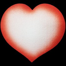 폼아트 스치로폼 하트판 빨강 대(환경구성)