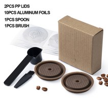 네스프레소 vertuo next 용 icafilas 재사용 가능한 커피 캡슐 뚜껑 리필 커피 포드 커버 앰프 호일이 있는 식품 등급 실리콘 뚜껑, 4-사진으로