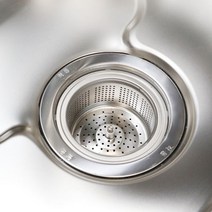 퓨애리 국산 스텐304 싱크대 거름망+커버 세트 음식물 배수구 망 (일반형/탈수형), 4. 스텐304 싱크커버_NEW_단품