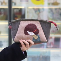 바이핸즈 diy키트 퀼트패키지 소품만들기 - 꽃을 본 소녀 파우치