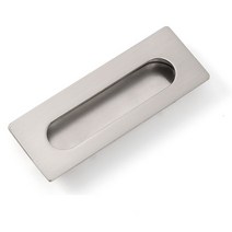 KMOMENT 매립형 손잡이 105X40MM 실버 옷장손잡이, 1개