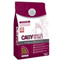 캐비 어덜트 고양이 사료, 1.5kg, 8개