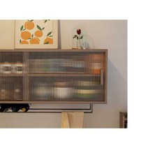 주방찬장 원목 상부장 그릇장식장 정리함 팬트리장, 통나무 - 80cm