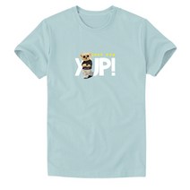 아우라큐 20수 트임 반팔티 욥곰 남여공용 빅사이즈 반팔 티셔츠