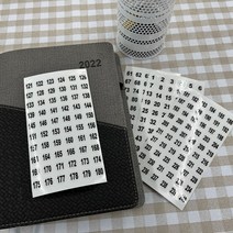 MARKET.MR_ 투명 원형 121-180 번호 넘버링스티커 숫자스티커 원형투명스티커 투명숫자스티커 번호스티커 넘버링스티커