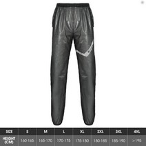 WEST BIKING-사이클링 비옷 방수 방풍 반사 비옷 MTB 로드 자전거 자켓 바지 정장 남성 여성 의류, XXL, Black pants