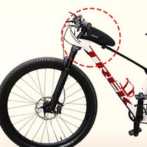 자전거삼각가방 다이소 자전거 프론트백 안장백 렉가방 미니벨로핸들 가방 A14, 런버드방수탑튜브