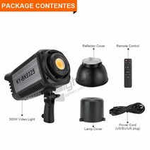링라이트LightPro 300W LED 연속 비디오 라이트 3200K-5500K 듀얼 컬러 온도 밝기 디 밍이 가능한 사진 Stu, 01 TS-300W