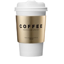 오케이워터 골드 종이홀더 800개 16온스용 테이크아웃컵 컵홀더 종이컵 카페 슬리브, 1개