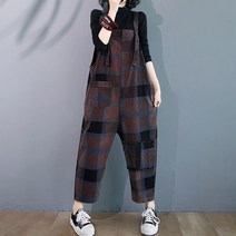 YI MING 여성 데미지청바지 주머니 여름 멜빵바지 점프수트 오버롤 팬츠 F158