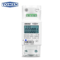5(65)A 220V 230V 50HZ 60HZ 전압 전류 DDS238-2 ZN/S 단상 Din 레일 KWH 와트시간 에너지 미터 RS485 MODBUS-RUT 포함