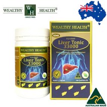 호주 웰시헬스 리버토닉 밀크씨슬 실리마린 33 000mg 100캡슐 분말 파우더 복합, 단품