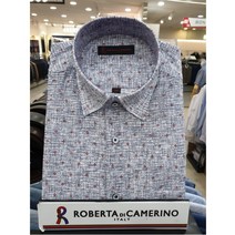 로베르따디카메리노 W몰 로베르따디까메리노 반소매 번아웃 프린트 일반핏남방 RK2 8109