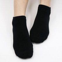 인따르시아 발목양말 여자 국산 교복 학생 검정 무지 양말