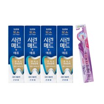 부광약품 시린메드 에프 치약 30g 4개+초극세모 칫솔 1개, 단품